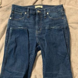 Madewell jeans  10 inch high rise skinny 29 p